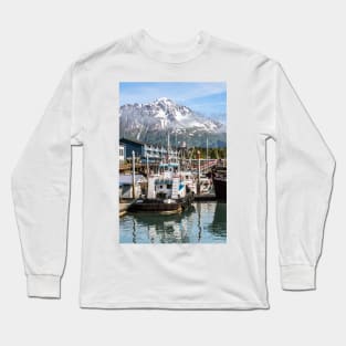 Mountains and Boats Long Sleeve T-Shirt